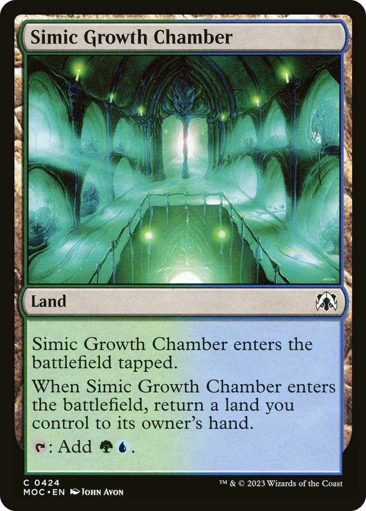 Simic Growth Chamber [March of the Machine Commander] | Odin's Place