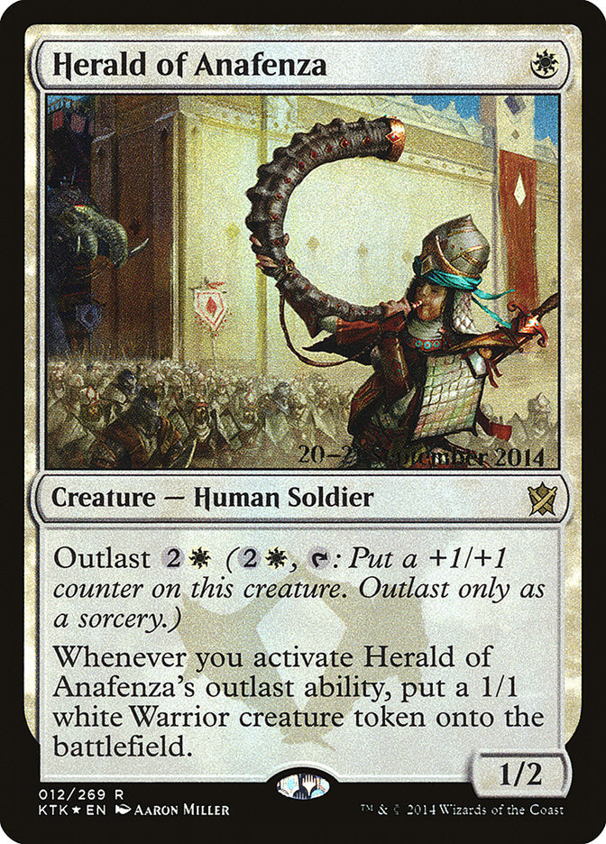 Herald of Anafenza (12) [Khans of Tarkir Prerelease Promos] | Odin's Place