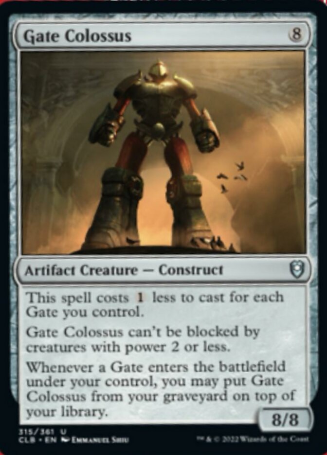 Gate Colossus [Commander Legends: Battle for Baldur's Gate] | Odin's Place
