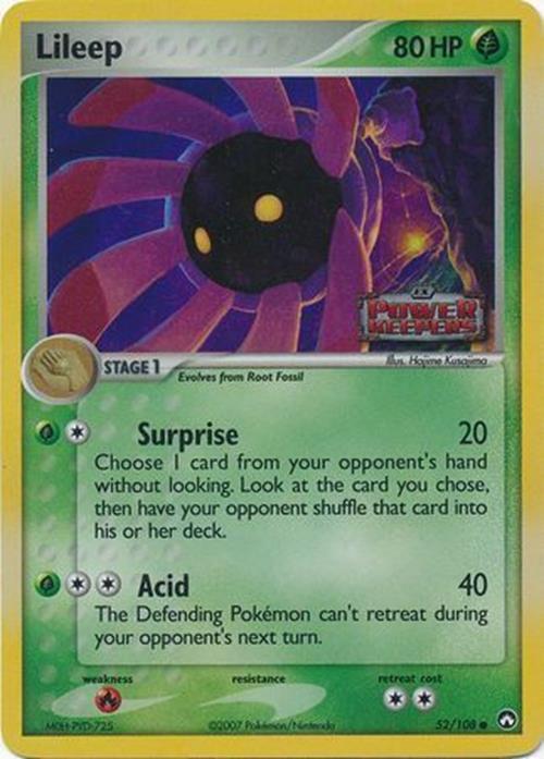 Lileep (52/108) (Stamped) [EX: Power Keepers] | Odin's Place