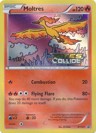 Moltres (XY127) (Staff) [XY: Black Star Promos] | Odin's Place