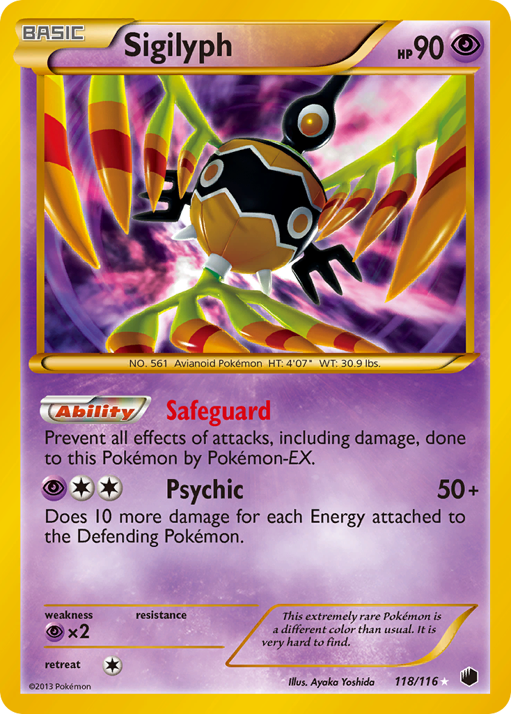 Sigilyph (118/116) [Black & White: Plasma Freeze] | Odin's Place