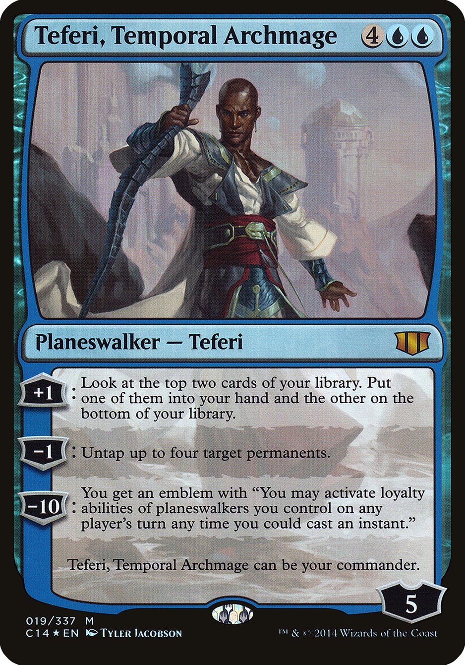 Teferi, Temporal Archmage (19) (Oversized) [Commander 2014 Oversized] | Odin's Place