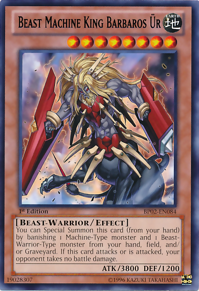 Beast Machine King Barbaros Ur [BP02-EN084] Mosaic Rare | Odin's Place