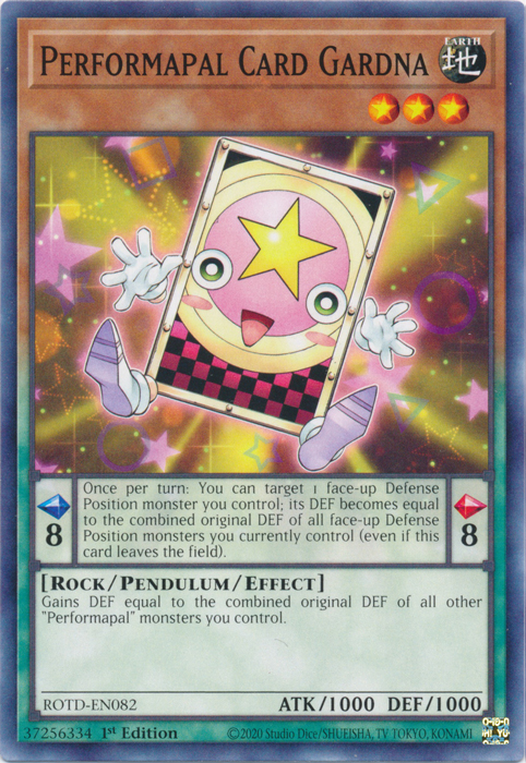 Performapal Card Gardna [ROTD-EN082] Common | Odin's Place