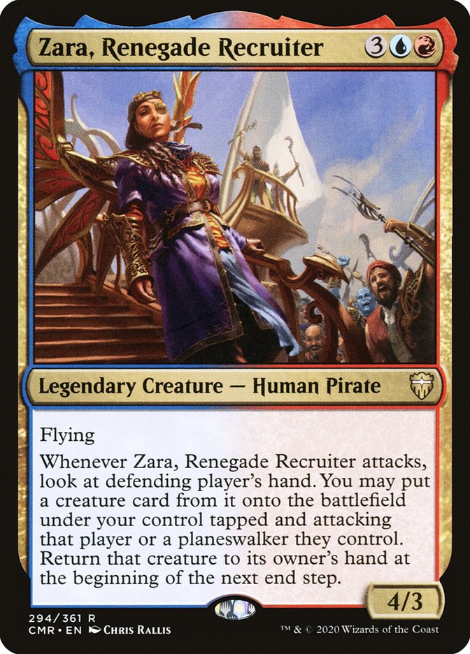 Zara, Renegade Recruiter [Commander Legends] | Odin's Place