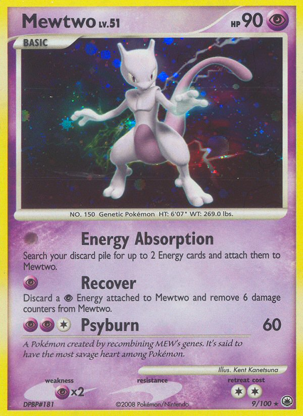Mewtwo (9/100) [Diamond & Pearl: Majestic Dawn] | Odin's Place