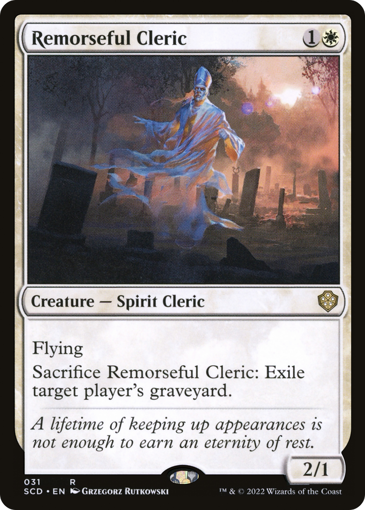 Remorseful Cleric [Starter Commander Decks] | Odin's Place