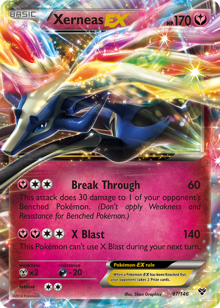 Xerneas EX (97/146) [XY: Base Set] | Odin's Place