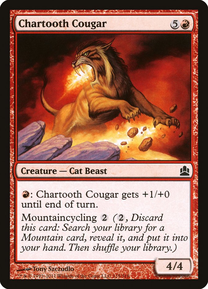 Chartooth Cougar (115) [Commander 2011] | Odin's Place