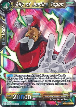 Ally of Justice Toppo (TB1-080) [The Tournament of Power] | Odin's Place