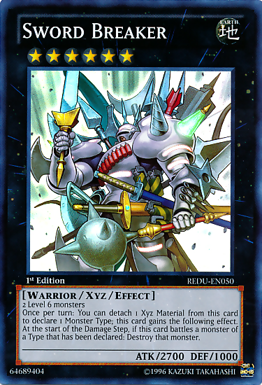 Sword Breaker [REDU-EN050] Super Rare | Odin's Place