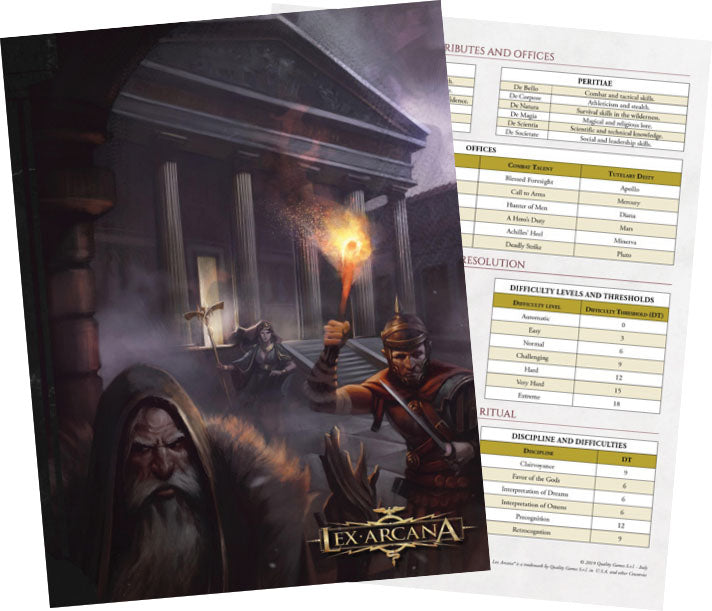 Lex Arcana RPG  Demiurge Screen | Odin's Place