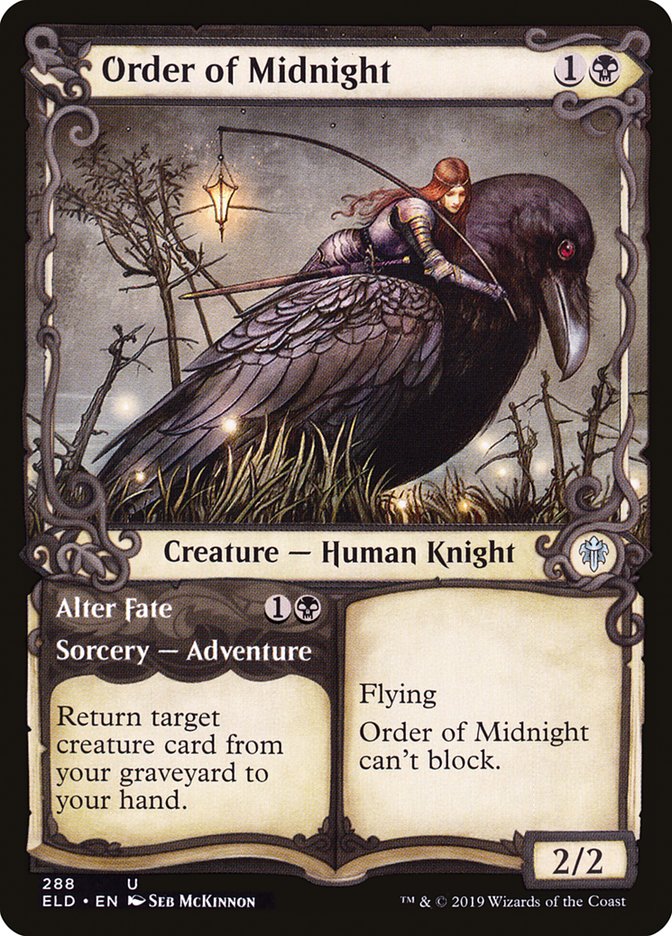 Order of Midnight // Alter Fate (Showcase) [Throne of Eldraine] | Odin's Place