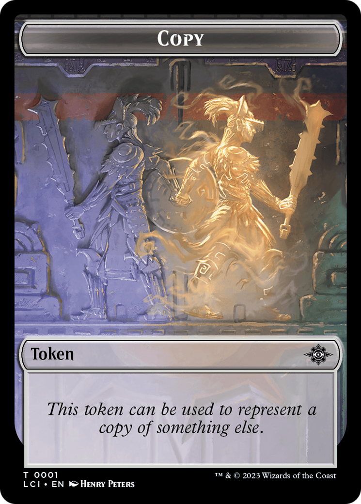 Copy // Skeleton Pirate Double-Sided Token [The Lost Caverns of Ixalan Commander Tokens] | Odin's Place