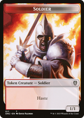 Soldier (017) // Eldrazi Double-Sided Token [Phyrexia: All Will Be One Commander Tokens] | Odin's Place