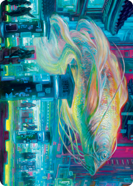 Skyswimmer Koi Art Card [Kamigawa: Neon Dynasty Art Series] | Odin's Place