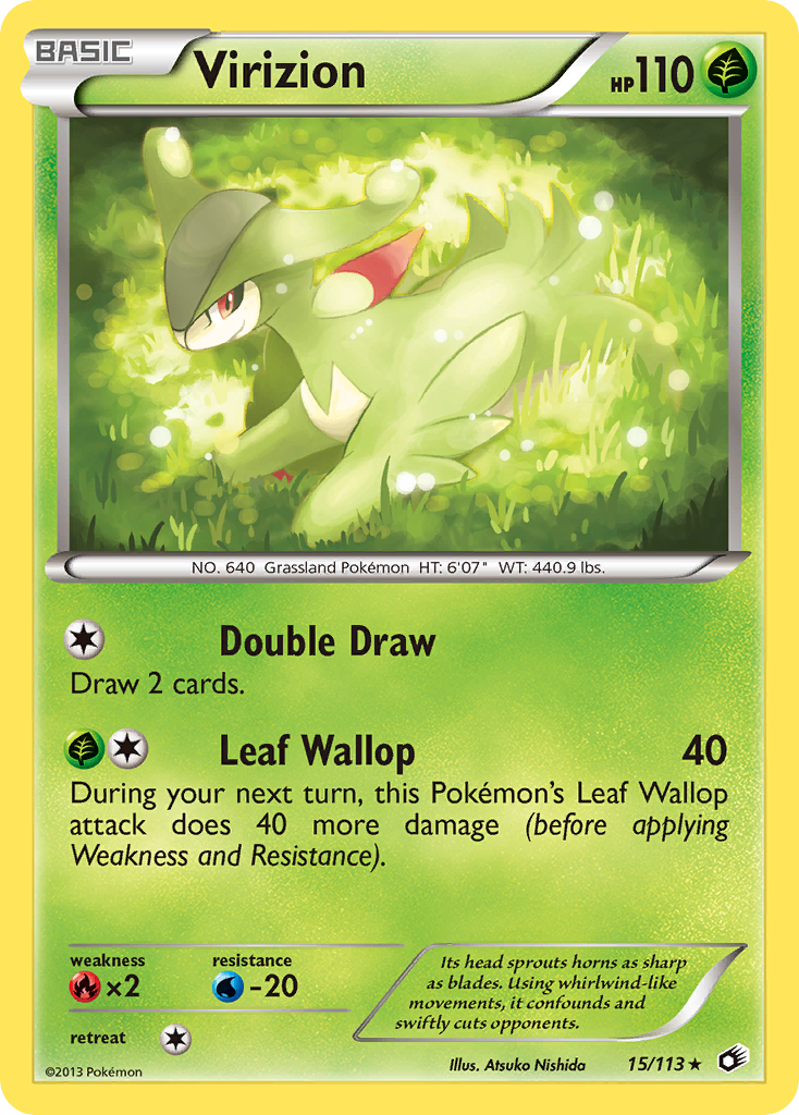 Virizion (15/113) [Black & White: Legendary Treasures] | Odin's Place