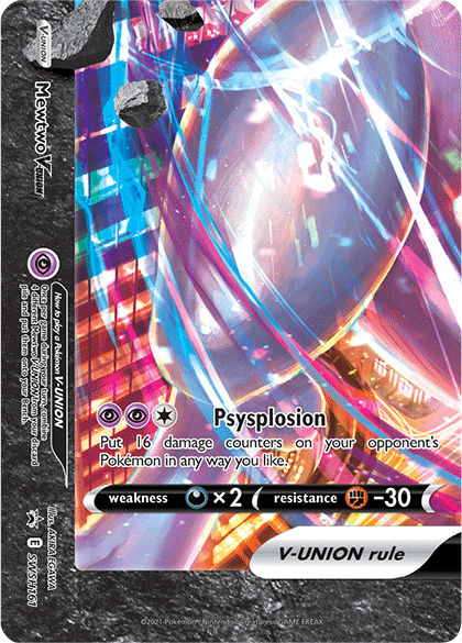 Mewtwo V-Union (SWSH161) [Sword & Shield: Black Star Promos] | Odin's Place