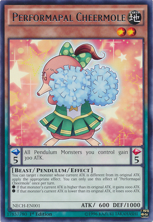 Performapal Cheermole [NECH-EN001] Rare | Odin's Place