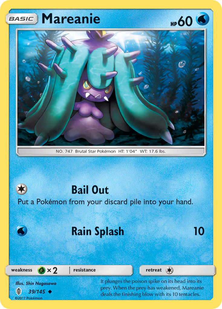 Mareanie (39/145) [Sun & Moon: Guardians Rising] | Odin's Place