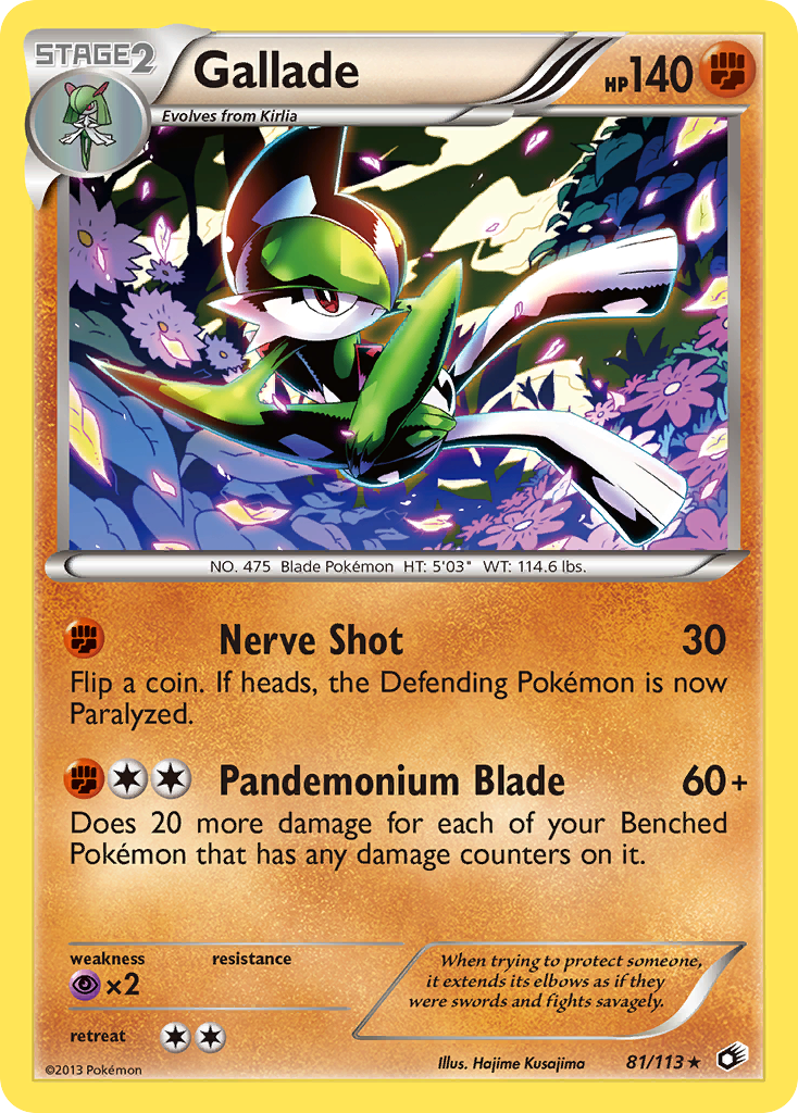 Gallade (81/113) [Black & White: Legendary Treasures] | Odin's Place