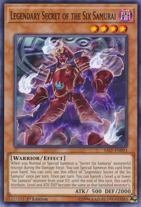 Legendary Secret of the Six Samurai [SAST-EN093] Common | Odin's Place