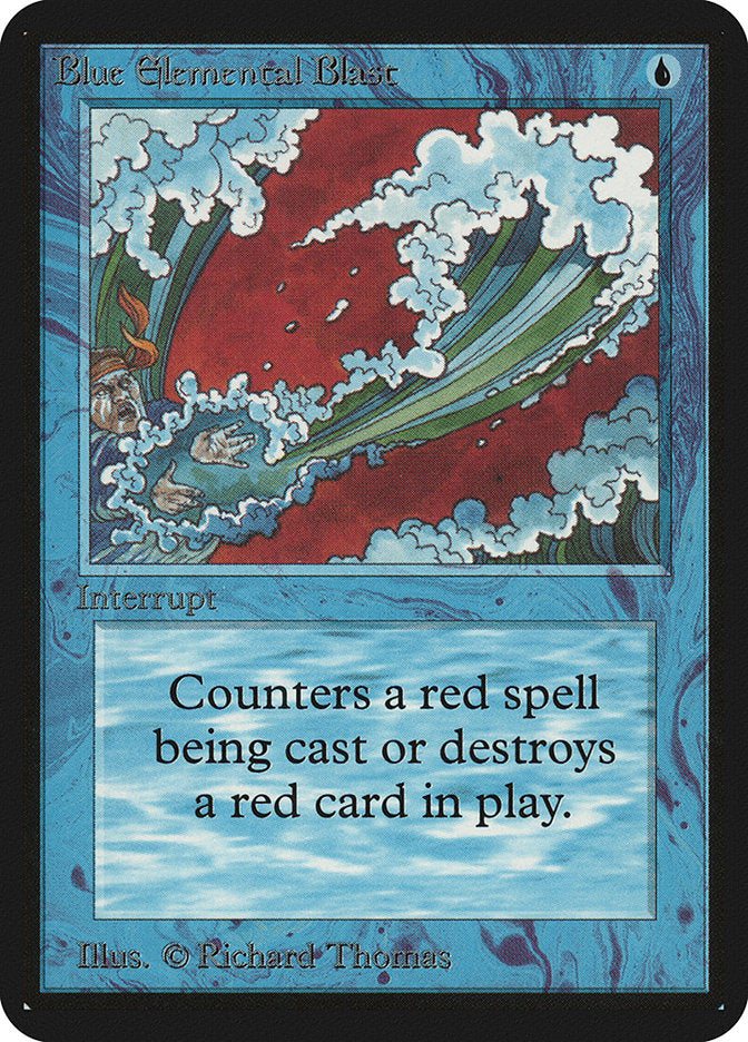 Blue Elemental Blast (49) [Alpha Edition] | Odin's Place
