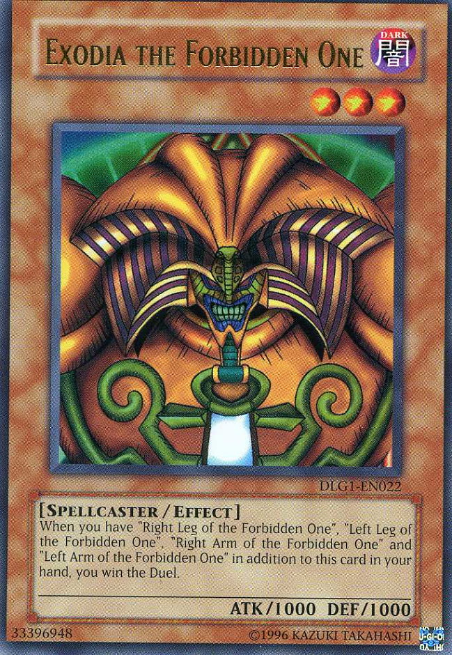 Exodia the Forbidden One [DLG1-EN022] Ultra Rare | Odin's Place