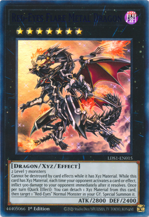 Red-Eyes Flare Metal Dragon (Blue) [LDS1-EN015] Ultra Rare | Odin's Place