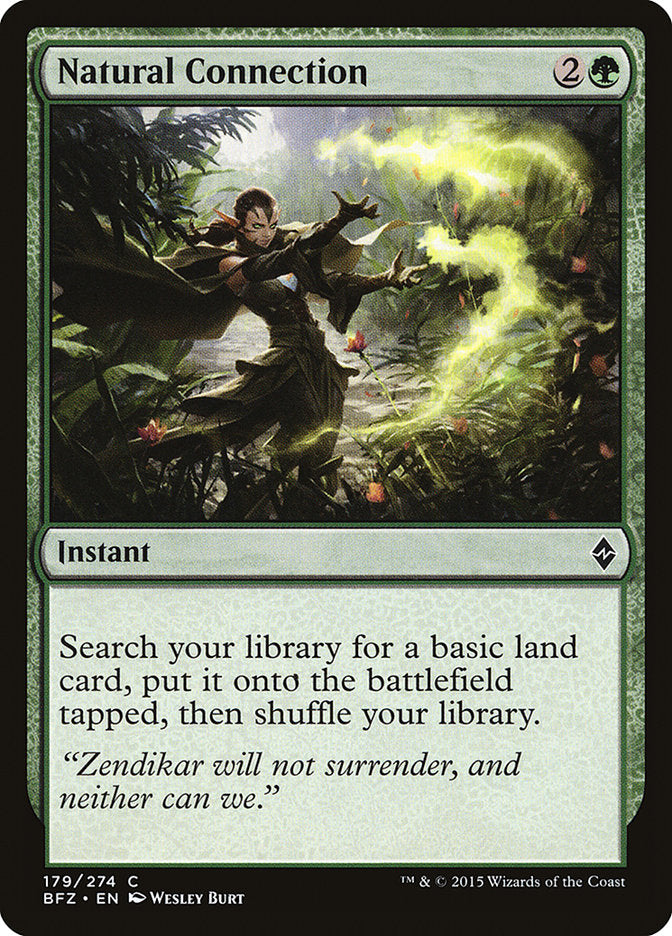Natural Connection (179) [Battle for Zendikar] | Odin's Place