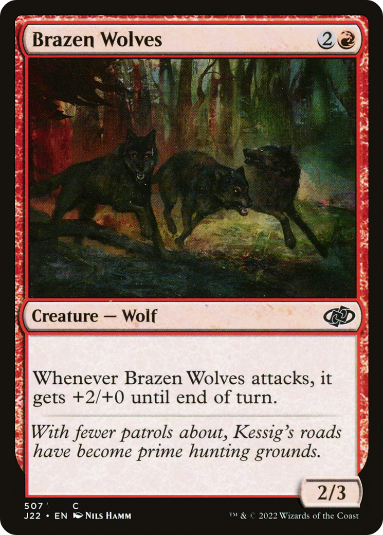 Brazen Wolves [Jumpstart 2022] | Odin's Place