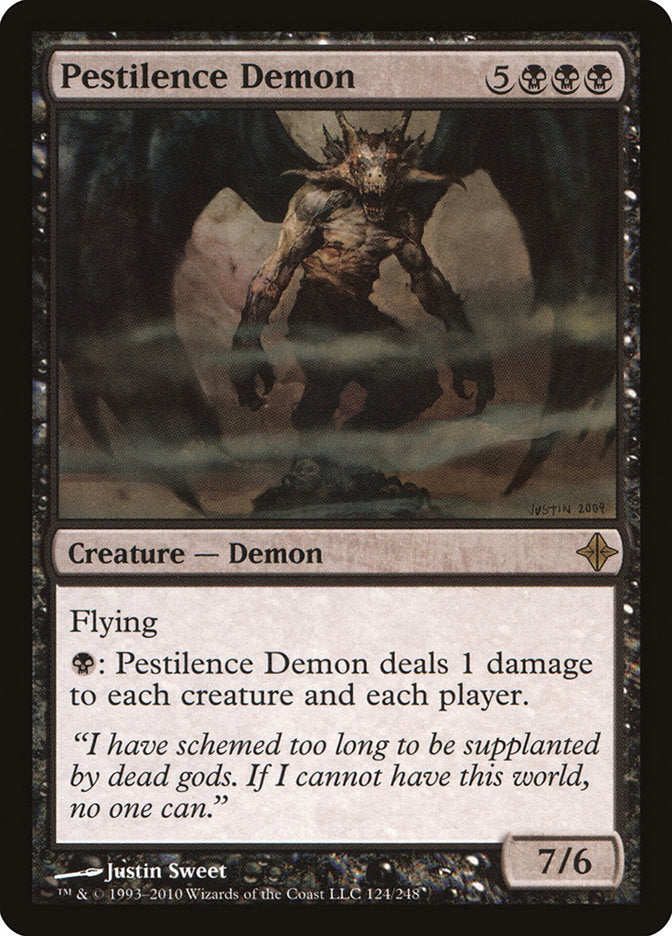 Pestilence Demon (124) [Rise of the Eldrazi] | Odin's Place