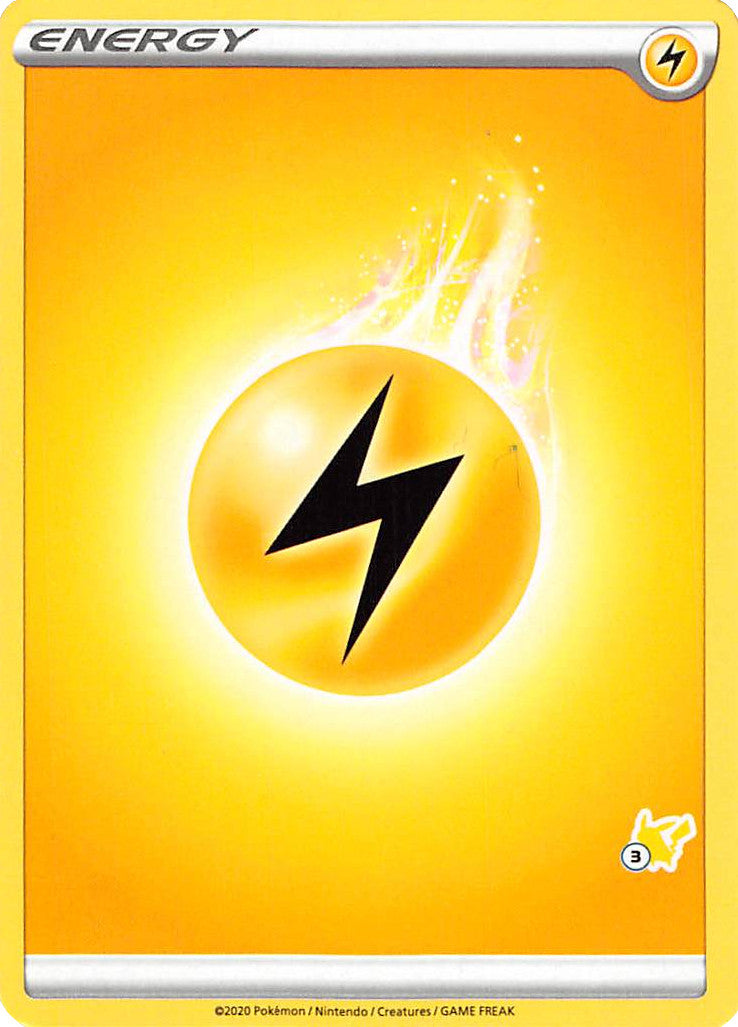 Lightning Energy (Pikachu Stamp #3) [Battle Academy 2022] | Odin's Place
