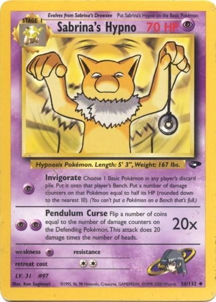 Sabrina's Hypno (56/132) [Gym Challenge Unlimited] | Odin's Place