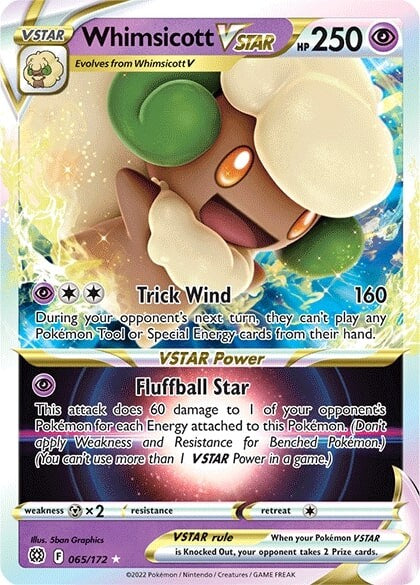 Whimsicott VSTAR (065/172) [Sword & Shield: Brilliant Stars] | Odin's Place