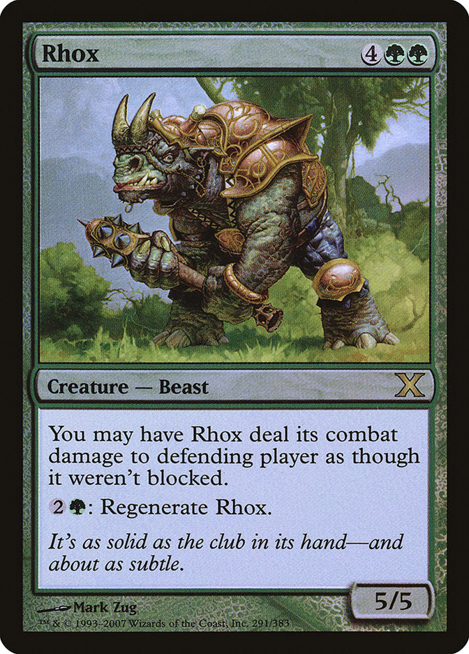 Rhox (Premium Foil) [Tenth Edition] | Odin's Place