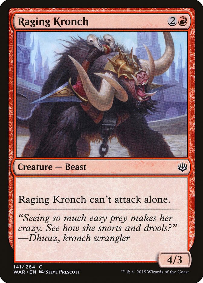 Raging Kronch (141) [War of the Spark] | Odin's Place