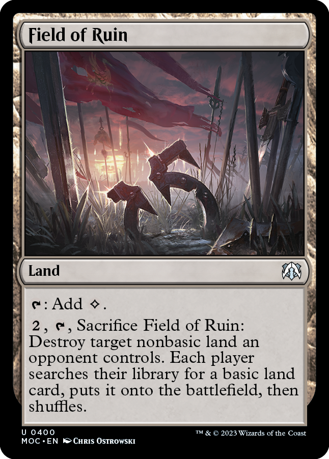 Field of Ruin [March of the Machine Commander] | Odin's Place