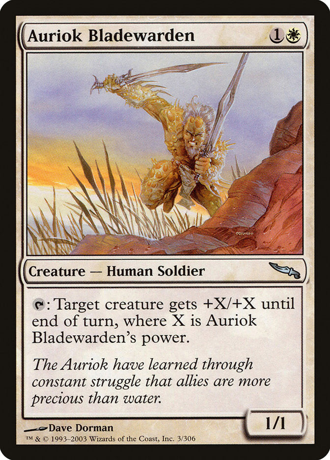 Auriok Bladewarden (3) [Mirrodin] | Odin's Place