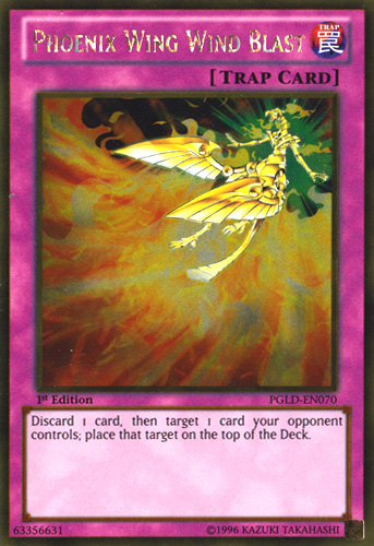 Phoenix Wing Wind Blast [PGLD-EN070] Gold Rare | Odin's Place