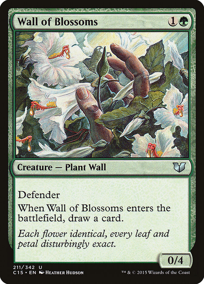 Wall of Blossoms (211) [Commander 2015] | Odin's Place