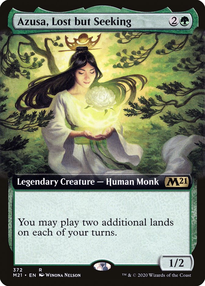 Azusa, Lost but Seeking (Extended Art) [Core Set 2021] | Odin's Place