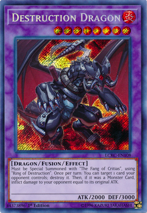 Destruction Dragon [LCKC-EN108] Secret Rare | Odin's Place