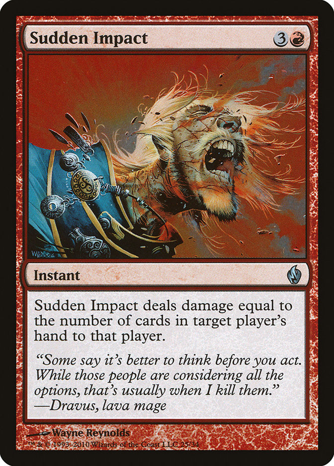 Sudden Impact (25) [Premium Deck Series: Fire and Lightning] | Odin's Place