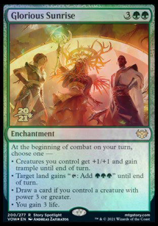 Glorious Sunrise [Innistrad: Crimson Vow Prerelease Promos] | Odin's Place