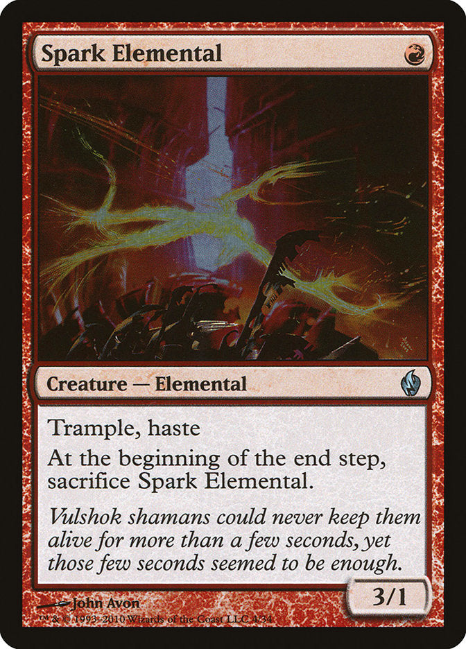 Spark Elemental (4) [Premium Deck Series: Fire and Lightning] | Odin's Place