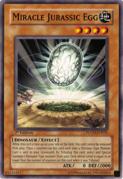 Miracle Jurassic Egg [POTD-EN021] Common | Odin's Place