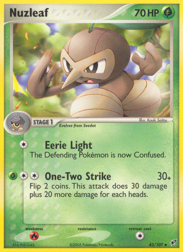 Nuzleaf (43/107) [EX: Deoxys] | Odin's Place