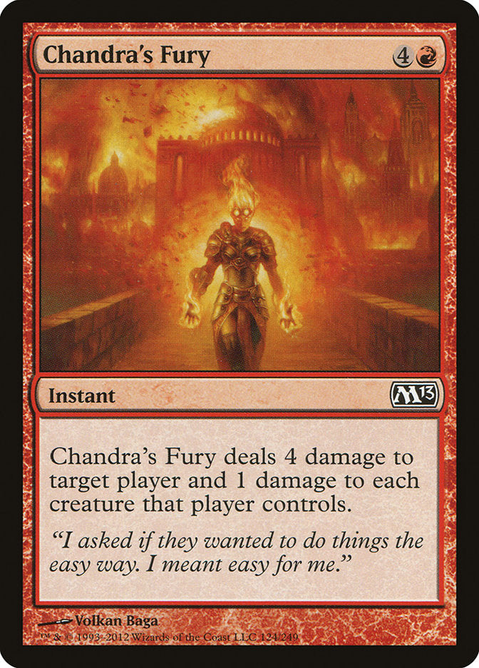 Chandra's Fury (124) [Magic 2013] | Odin's Place